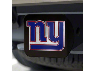 Hitch Cover with New York Giants Logo; Dark Blue (Universal; Some Adaptation May Be Required)