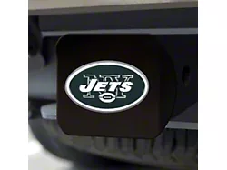 Hitch Cover with New York Jets Logo; Green (Universal; Some Adaptation May Be Required)