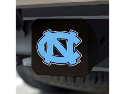 Hitch Cover with University of North Carolina Logo; Blue (Universal; Some Adaptation May Be Required)