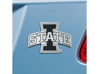 Iowa State University Emblem; Chrome (Universal; Some Adaptation May Be Required)