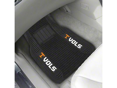 Molded Front Floor Mats with University of Tennessee Logo (Universal; Some Adaptation May Be Required)