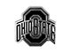 Ohio State University Molded Emblem; Chrome (Universal; Some Adaptation May Be Required)