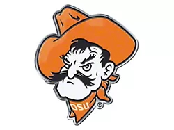 Oklahoma State University Embossed Emblem; Orange (Universal; Some Adaptation May Be Required)