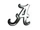 University of Alabama Molded Emblem; Chrome (Universal; Some Adaptation May Be Required)