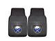 Vinyl Front Floor Mats with Buffalo Sabres Logo; Black (Universal; Some Adaptation May Be Required)