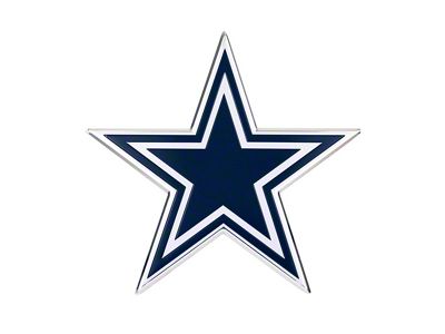 Dallas Cowboys Embossed Emblem; Navy (Universal; Some Adaptation May Be Required)