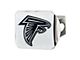 Hitch Cover with Atlanta Falcons Logo; Chrome (Universal; Some Adaptation May Be Required)