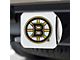 Hitch Cover with Boston Bruins Logo; Chrome (Universal; Some Adaptation May Be Required)