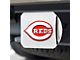 Hitch Cover with Cincinnati Reds Logo; Chrome (Universal; Some Adaptation May Be Required)