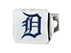 Hitch Cover with Detroit Tigers Logo; Chrome (Universal; Some Adaptation May Be Required)