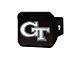 Hitch Cover with Georgia Tech Logo; Black (Universal; Some Adaptation May Be Required)