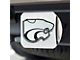 Hitch Cover with Kansas State University Logo; Chrome (Universal; Some Adaptation May Be Required)