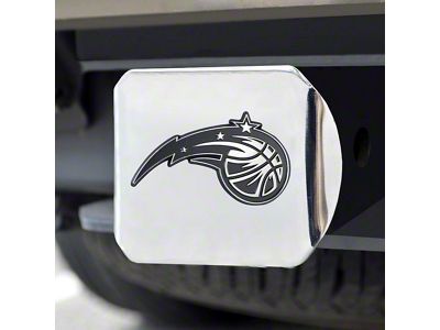 Hitch Cover with Orlando Magic Logo; Chrome (Universal; Some Adaptation May Be Required)