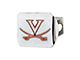 Hitch Cover with University of Virginia Logo; Chrome (Universal; Some Adaptation May Be Required)