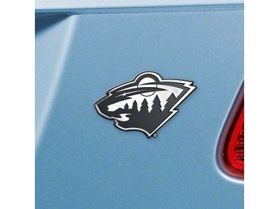 Minnesota Wild Emblem; Chrome (Universal; Some Adaptation May Be Required)