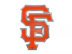 San Francisco Giants Embossed Emblem; Orange (Universal; Some Adaptation May Be Required)