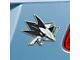 San Jose Sharks Emblem; Chrome (Universal; Some Adaptation May Be Required)