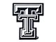 Texas Tech University Emblem; Chrome (Universal; Some Adaptation May Be Required)
