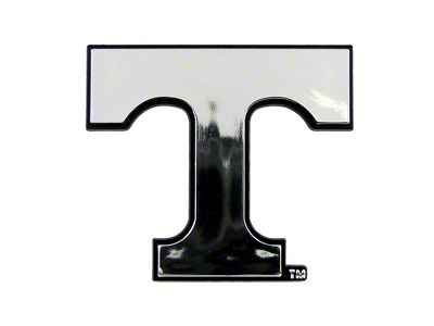 University of Tennessee Molded Emblem; Chrome (Universal; Some Adaptation May Be Required)