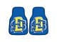 Carpet Front Floor Mats with South Dakota State University Logo; Blue (Universal; Some Adaptation May Be Required)