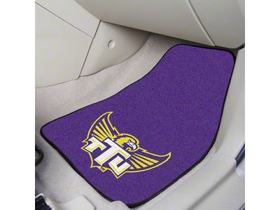 Carpet Front Floor Mats with Tennessee Tech University Logo; Purple (Universal; Some Adaptation May Be Required)