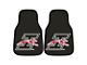 Carpet Front Floor Mats with University of Indianapolis Logo; Black (Universal; Some Adaptation May Be Required)