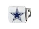 Hitch Cover with Dallas Cowboys Logo; Blue (Universal; Some Adaptation May Be Required)
