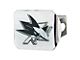 Hitch Cover with San Jose Sharks Logo; Chrome (Universal; Some Adaptation May Be Required)