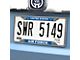 License Plate Frame with U.S. Air Force Logo; Chrome (Universal; Some Adaptation May Be Required)