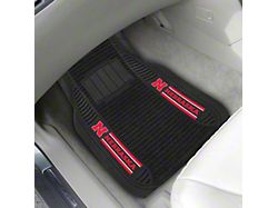 Molded Front Floor Mats with University of Nebraska Logo (Universal; Some Adaptation May Be Required)