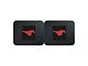 Molded Rear Floor Mats with SMU Logo (Universal; Some Adaptation May Be Required)