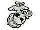 U.S. Marines Emblem; Chrome (Universal; Some Adaptation May Be Required)