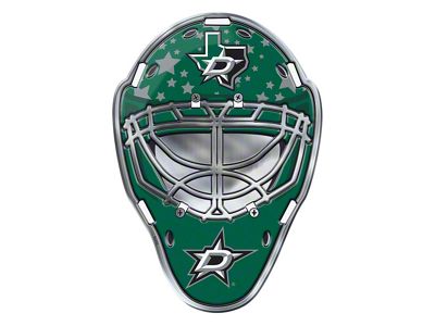 Dallas Stars Embossed Helmet Emblem; Green (Universal; Some Adaptation May Be Required)