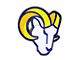 Los Angeles Rams Emblem; Blue (Universal; Some Adaptation May Be Required)