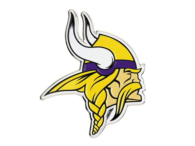 Ranger Minnesota Vikings Embossed Emblem; Yellow (Universal; Some ...