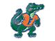 University of Florida Embossed Emblem; Green and Orange (Universal; Some Adaptation May Be Required)