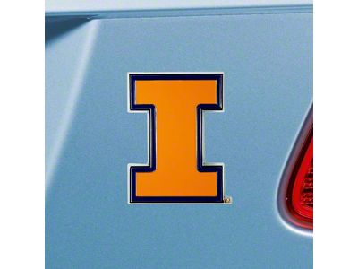 University of Illinois Emblem; Orange (Universal; Some Adaptation May Be Required)