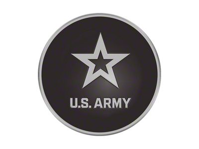 U.S. Army Emblem; Chrome (Universal; Some Adaptation May Be Required)