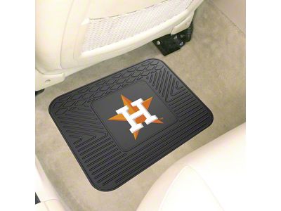 Utility Mat with Houston Astros Logo; Black (Universal; Some Adaptation May Be Required)