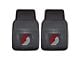 Vinyl Front Floor Mats with Portland Trail Blazers Logo; Black (Universal; Some Adaptation May Be Required)