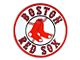 Boston Red Sox Emblem; Red (Universal; Some Adaptation May Be Required)