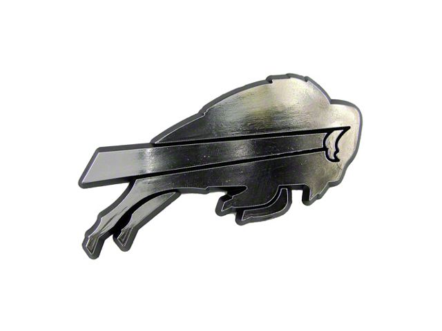 Buffalo Bills Molded Emblem; Chrome (Universal; Some Adaptation May Be Required)