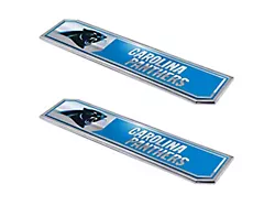 Carolina Panthers Embossed Emblems; Blue (Universal; Some Adaptation May Be Required)
