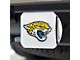 Hitch Cover with Jacksonville Jaguars Logo; Teal (Universal; Some Adaptation May Be Required)