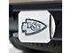 Hitch Cover with Kansas City Chiefs Logo; Chrome (Universal; Some Adaptation May Be Required)