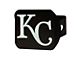Hitch Cover with Kansas City Royals Logo; Black (Universal; Some Adaptation May Be Required)