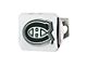 Hitch Cover with Montreal Canadiens Logo; Chrome (Universal; Some Adaptation May Be Required)