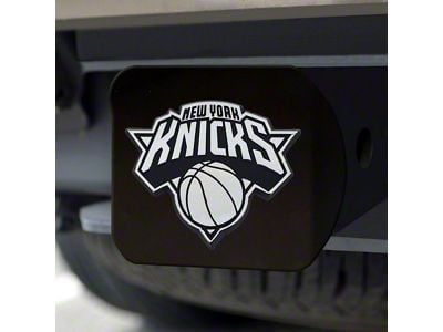 Hitch Cover with New York Knicks Logo; Blue (Universal; Some Adaptation May Be Required)