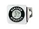 Hitch Cover with Oakland Athletics Logo; Chrome (Universal; Some Adaptation May Be Required)