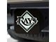 Hitch Cover with Tampa Bay Rays Logo; Black (Universal; Some Adaptation May Be Required)
